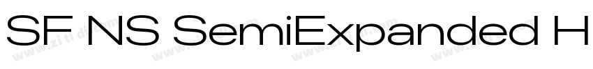 SF NS SemiExpanded H字体转换